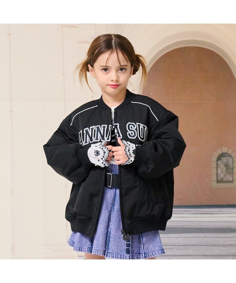 中綿ロゴスタジャン（スタジャン） | ANNA SUI mini（アナ スイ・ミニ