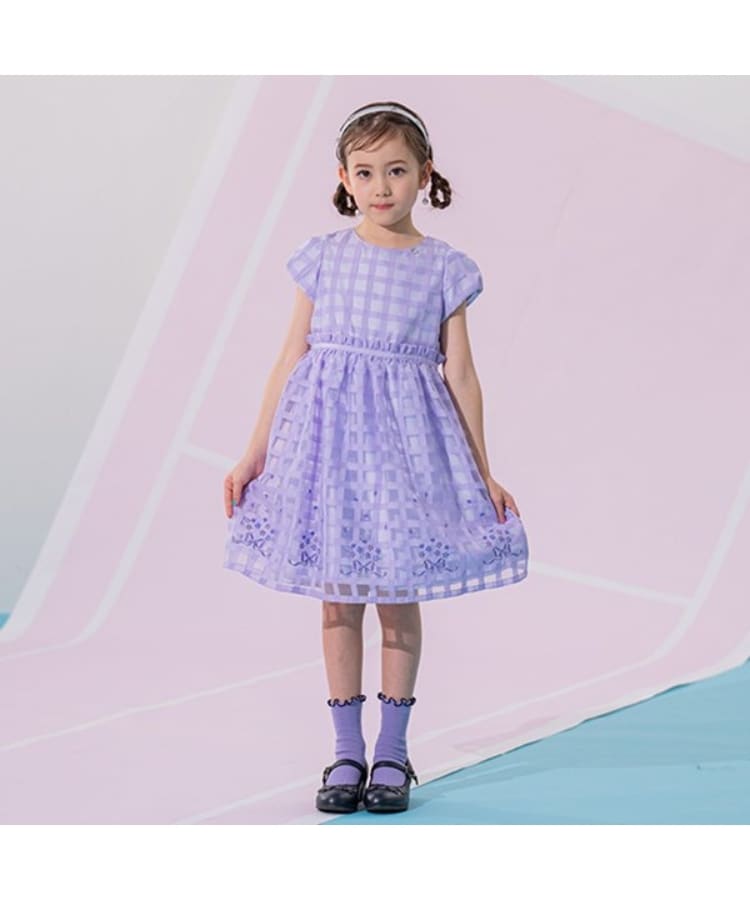 オーガンジー裾刺繍ワンピース（その他） | ANNA SUI mini（アナ スイ