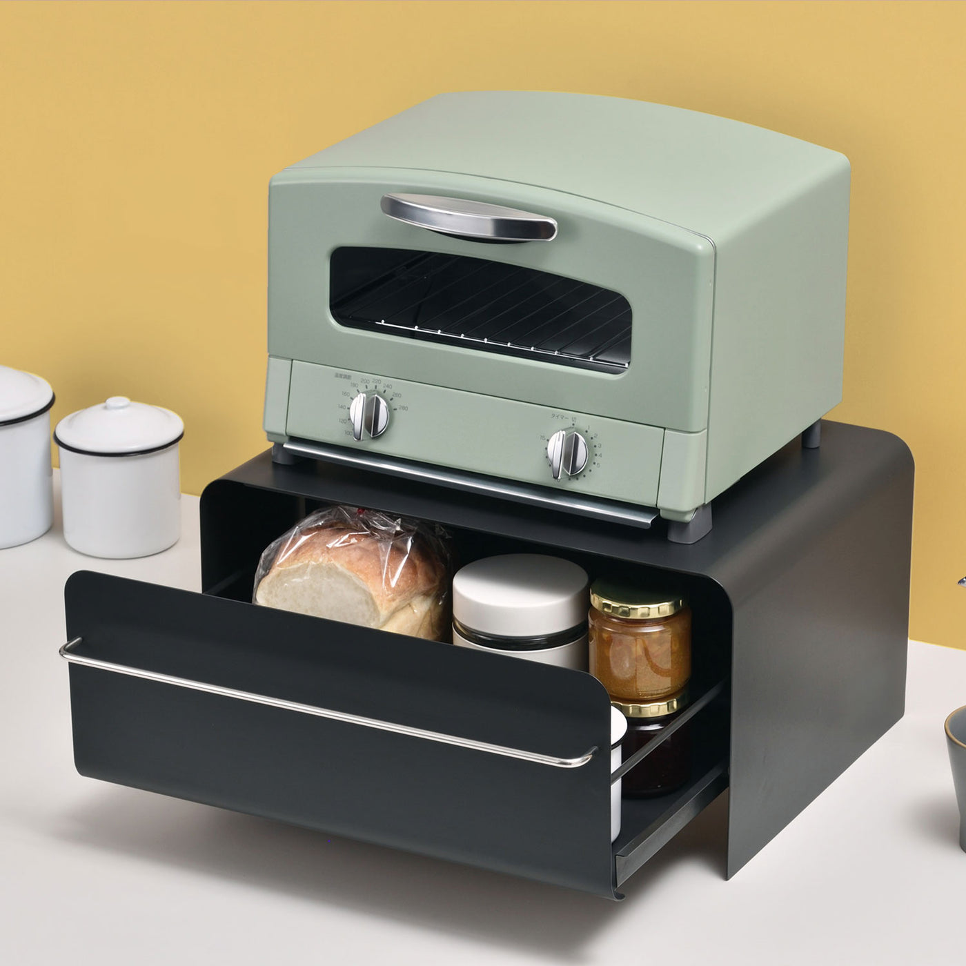 UtaU（ウタウ）ブレッドドロワー カームグレー |キッチン用品通販