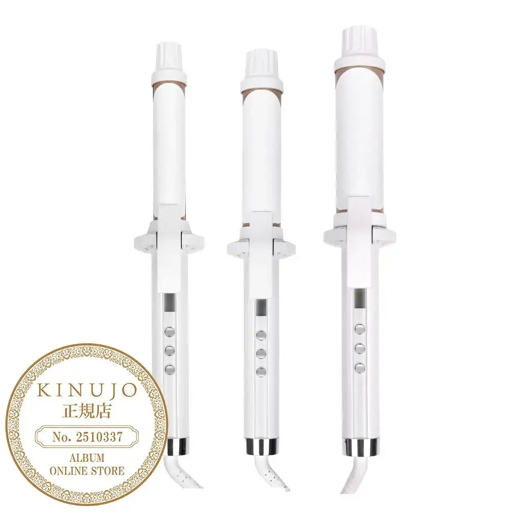 正規販売店】 KINUJO spin & curl 自動巻きカールアイロン ピンク