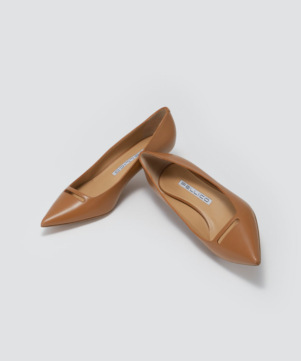 PELLICO | アネッリ スムース パンプス 3.5cm CLAY - アマンオンライン