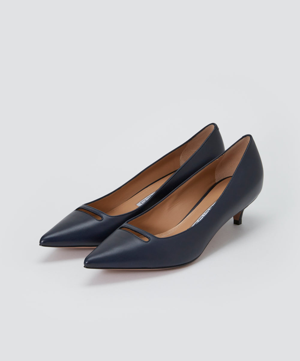 PELLICO | アネッリ スムース パンプス 3.5cm NAVY - アマンオンライン
