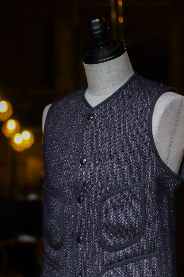 ANATOMICA SAPPORO ONLINE STORE / BEACH CLOTH VEST / WOOL COTTON