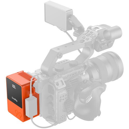 SmallRig VB99 Mini V-Mount Battery (99Wh, Orange) by SmallRig at