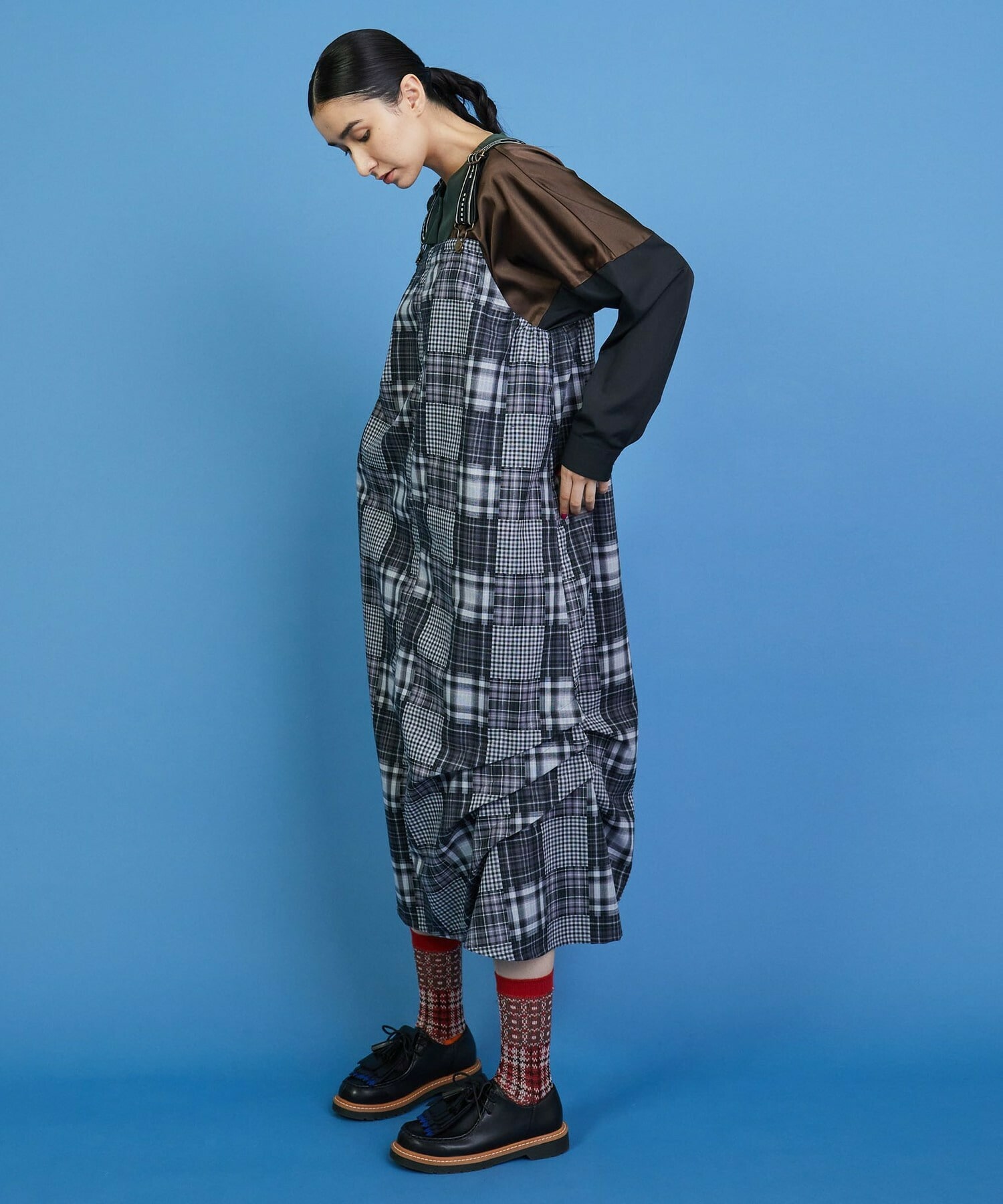 チェックチェック ジャンパースカート｜BIGI online store - ビギ