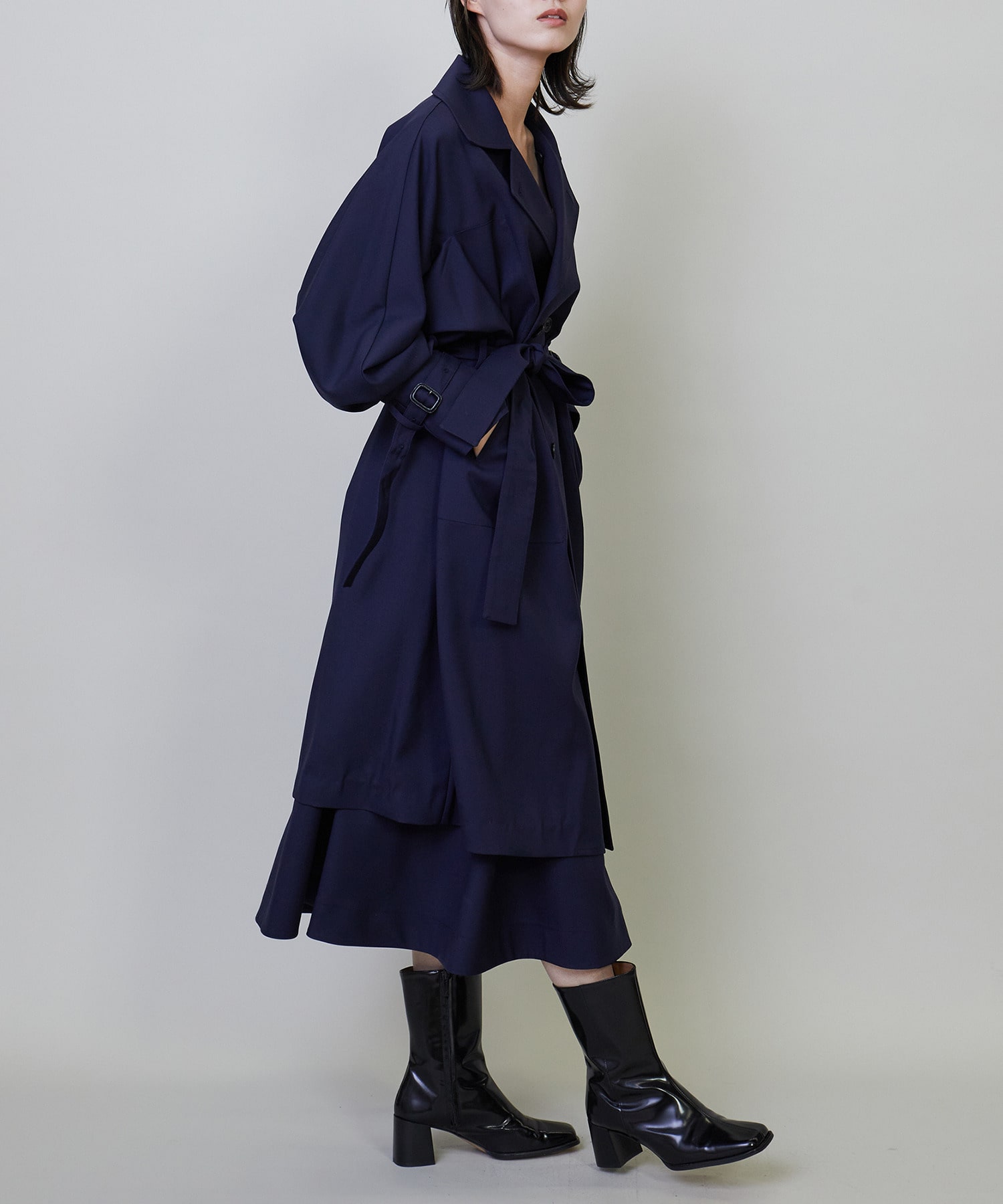 ウールギャバトレンチコート｜BIGI online store - ビギ オンラインストア