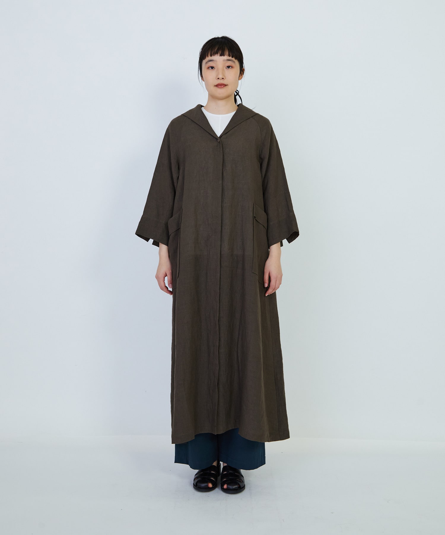 グランジリネンセーラーカラーワンピース｜BIGI online store - ビギ