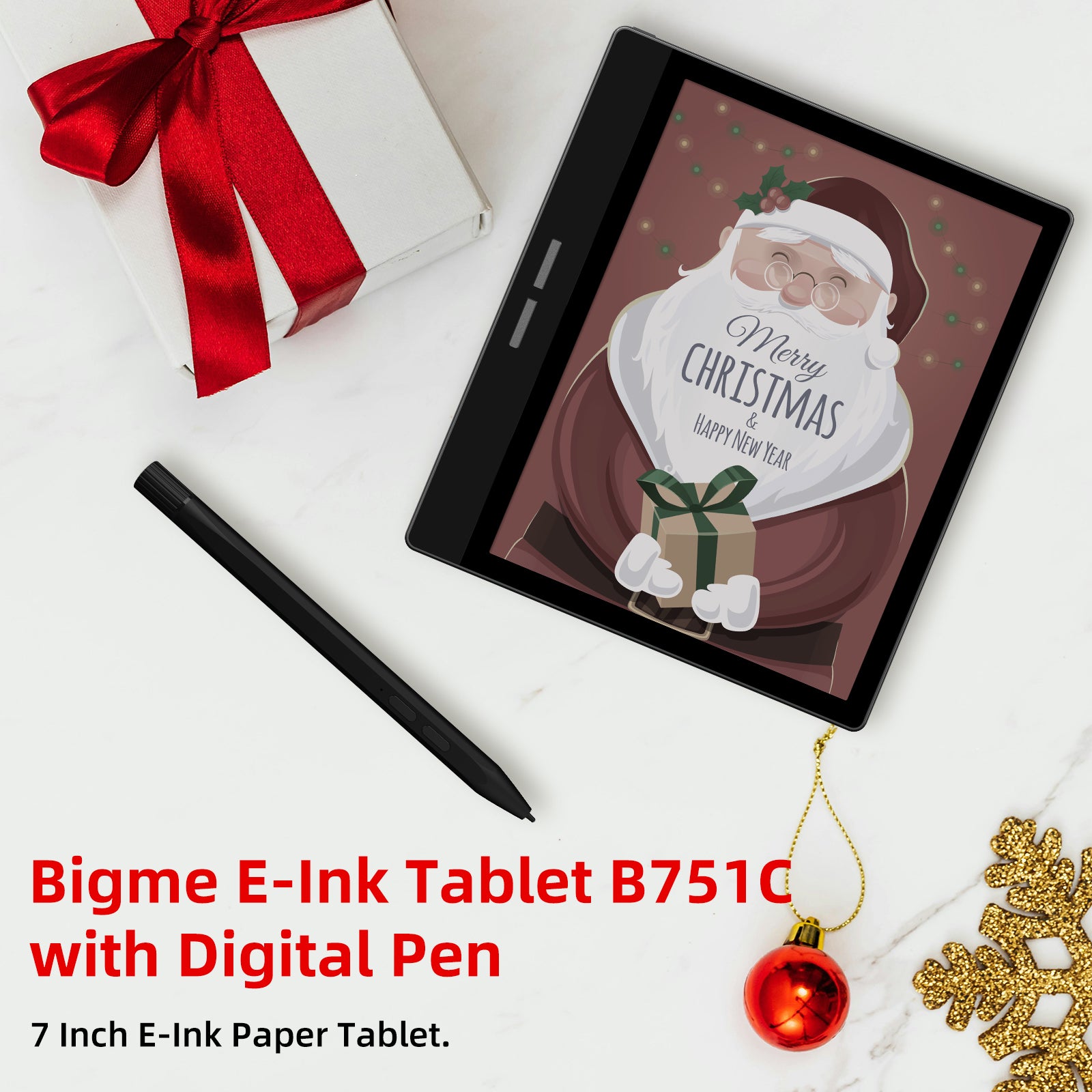 Bigme 7'' B751C Cheapest kaleido 3 Color Eink notepad with free