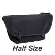 BLUE LUG* the messenger bag half (black/reflector) - BLUE LUG