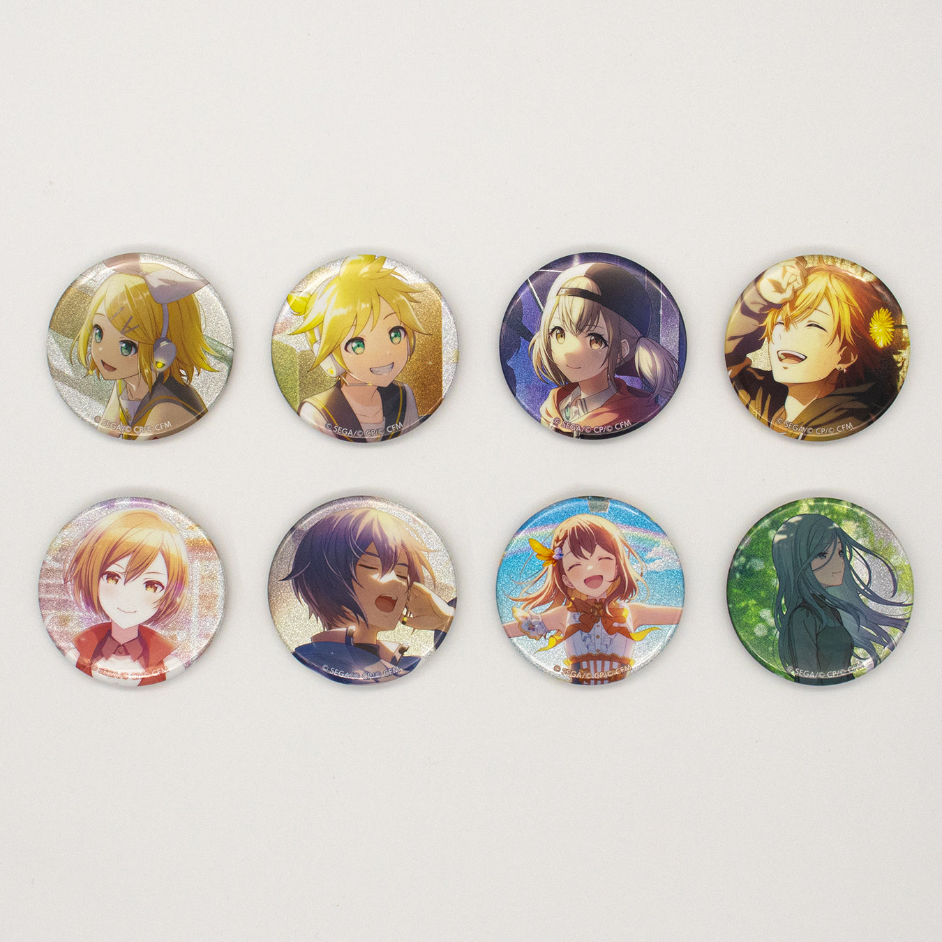 プロセカ 鏡音リン グリッター缶バッジ 7a 7A｜鏡音リン カラフェス