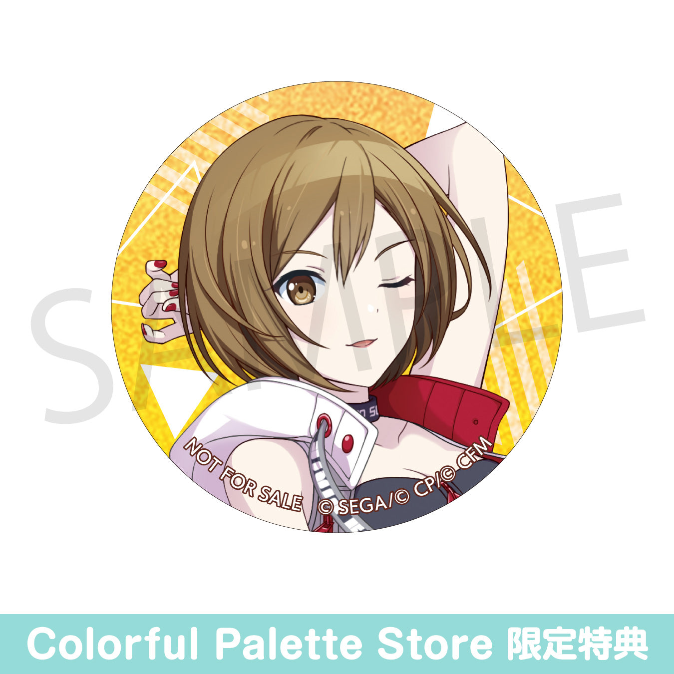 予約商品】【再販】グリッター缶バッジ イベントイラストコレクション