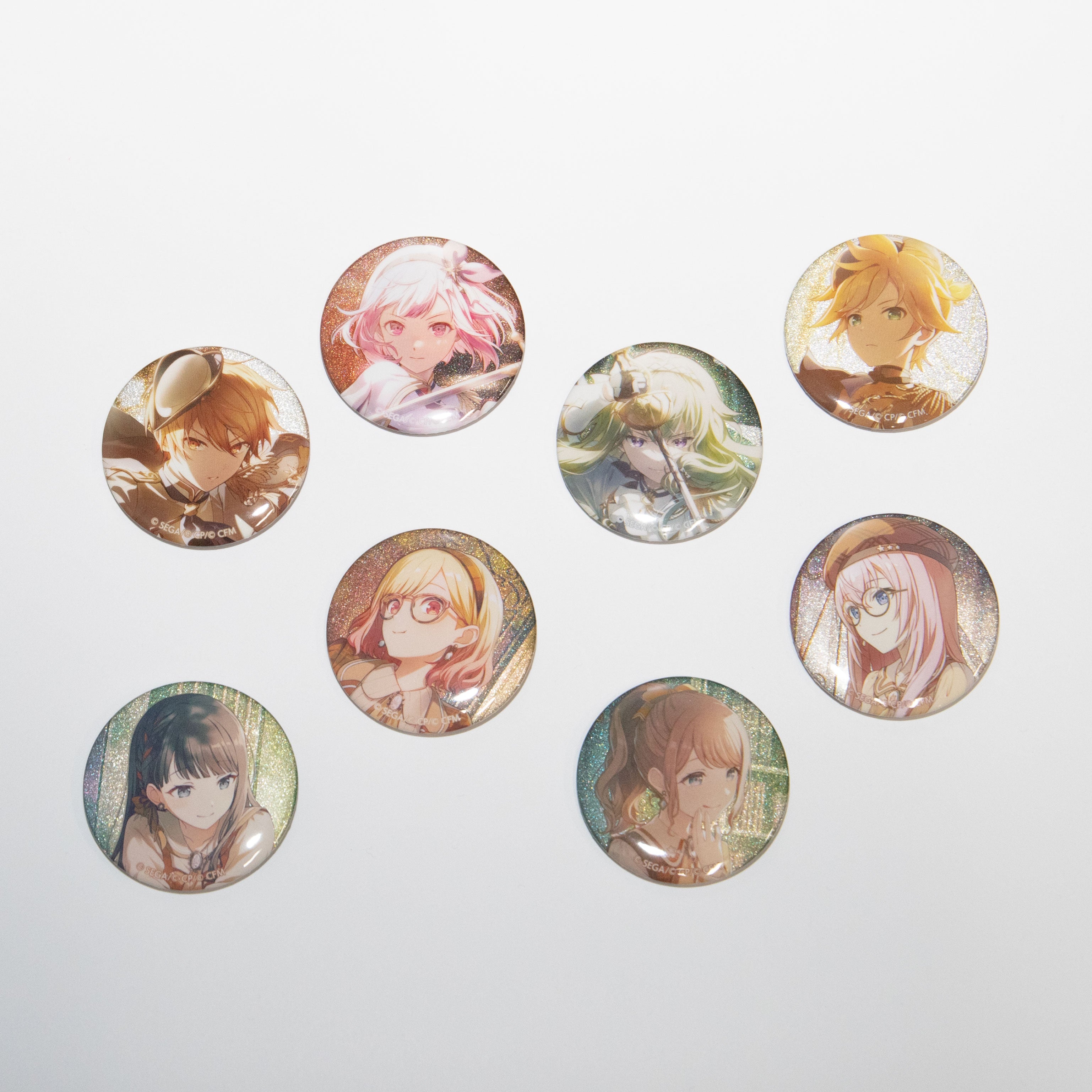 はめふら エンディングイラスト缶バッジ 全14種コンプリート 乙女