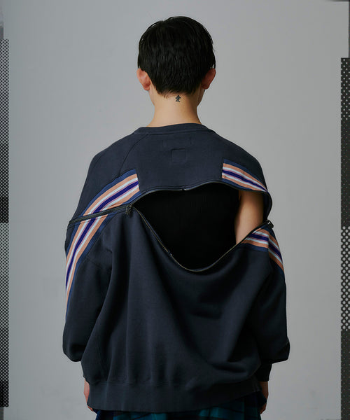 ZIPPER RIB SWEAT – FACETASM e-store