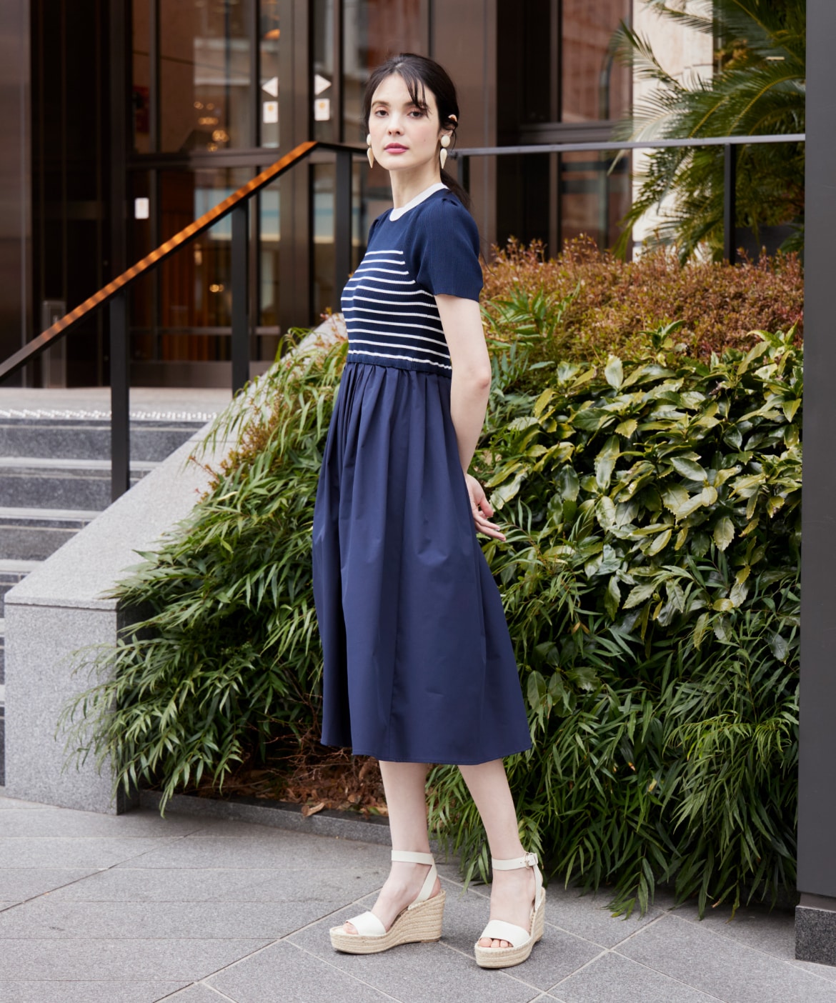 WEB限定》リブドッキングワンピース｜Maglie le cassetto（マーリエ ル