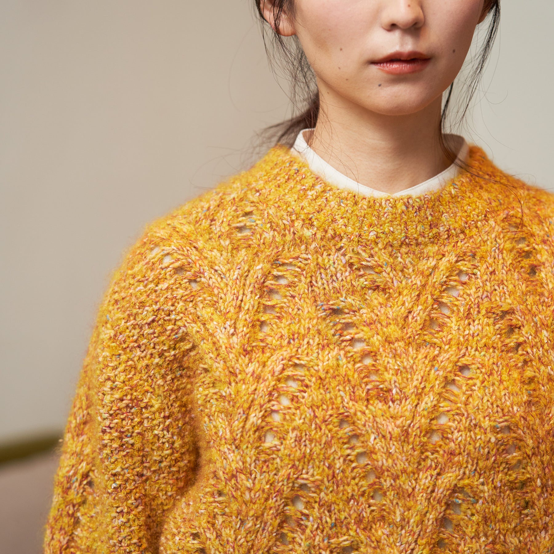 カラーネップループモヘアプルオーバー / COOHEM