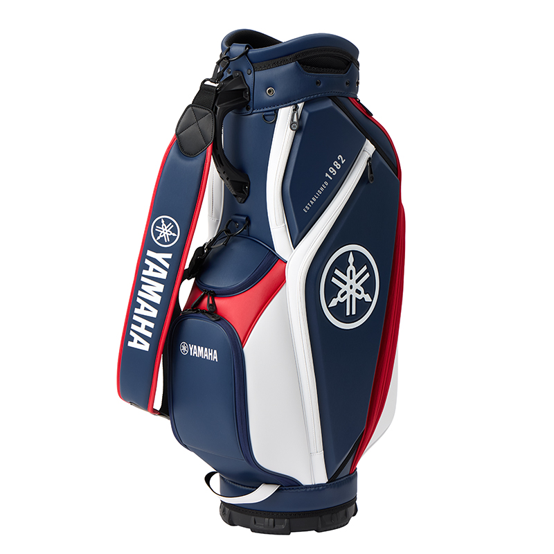ミドルサイズキャディバッグ ブラック×ホワイト | ヤマハ ゴルフ