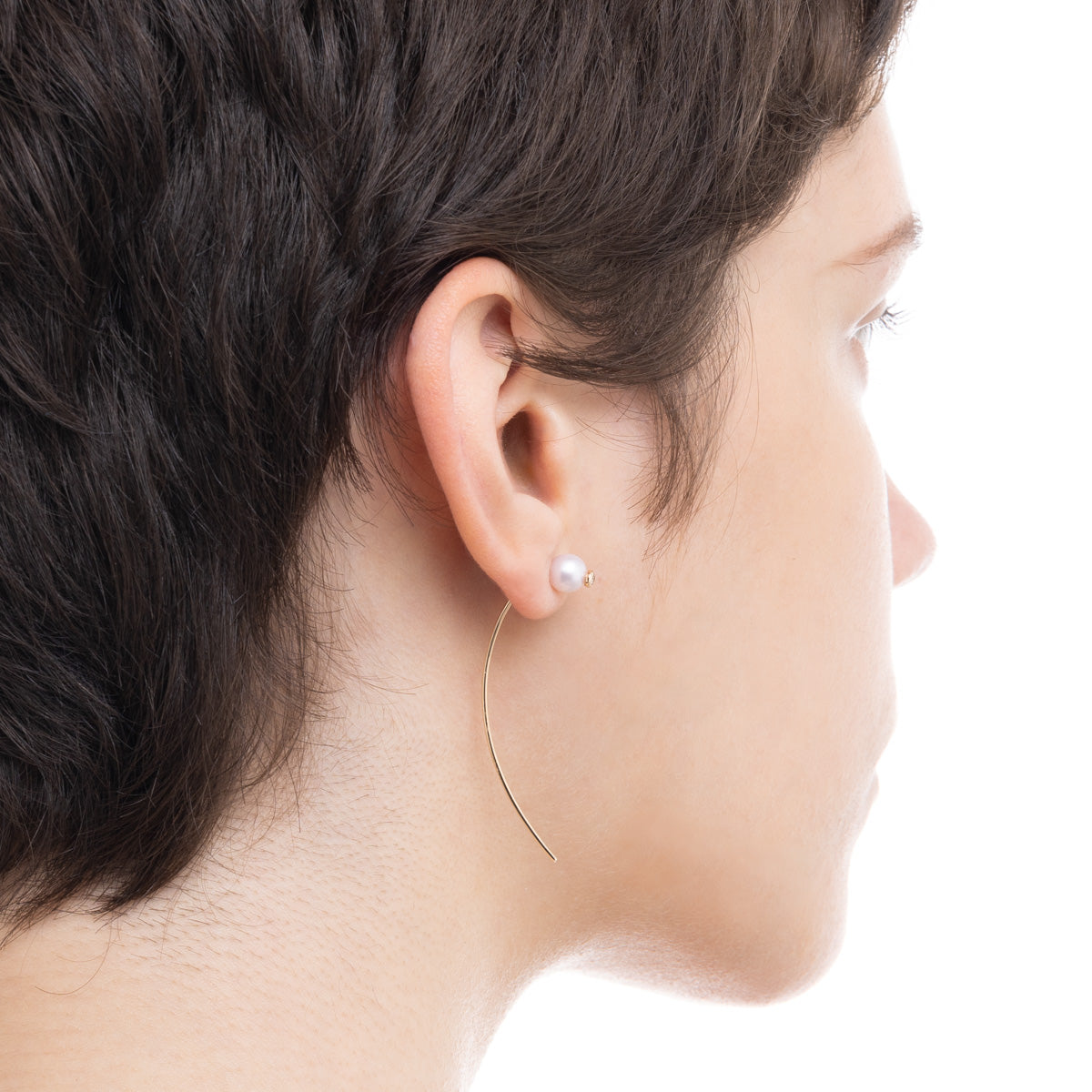 BELUGA アコヤパール ダイヤモンド アロー ピアス