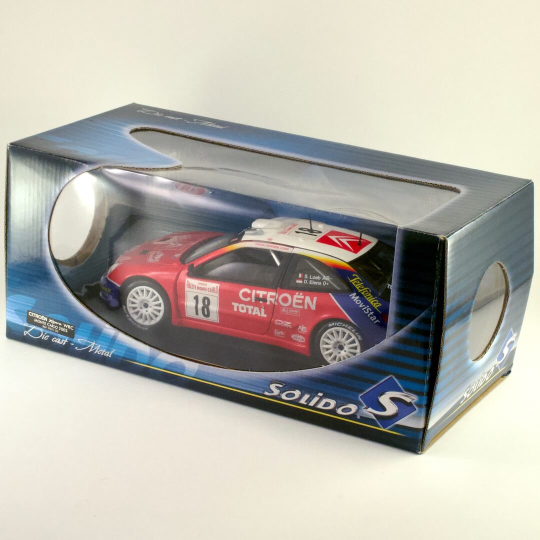 フランス ソリド Citroen Xsara WRC Monte Carlo 2003 1/18 - いずみ