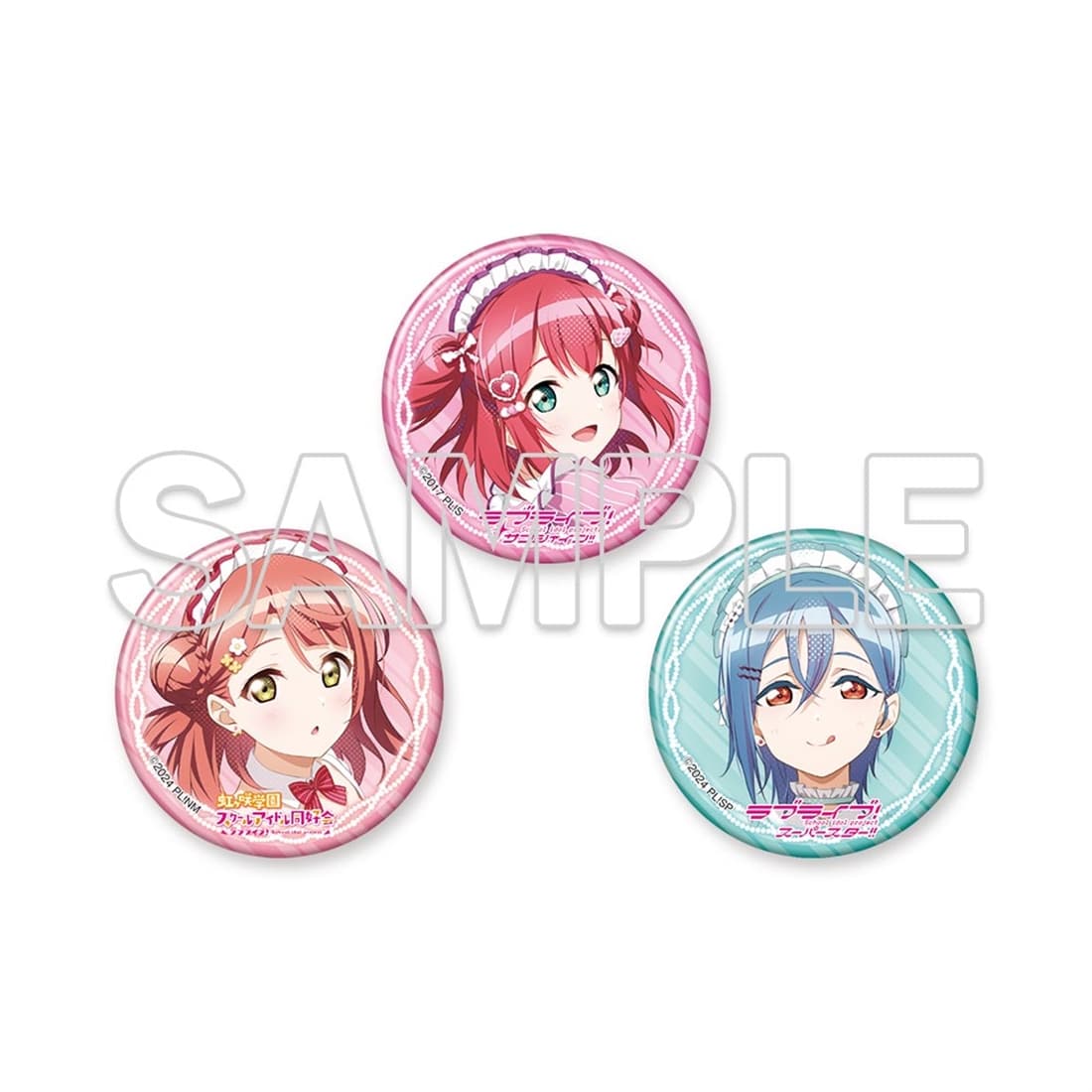 イベント・事後通販限定】ラブライブ！シリーズ AiScReam缶バッジ