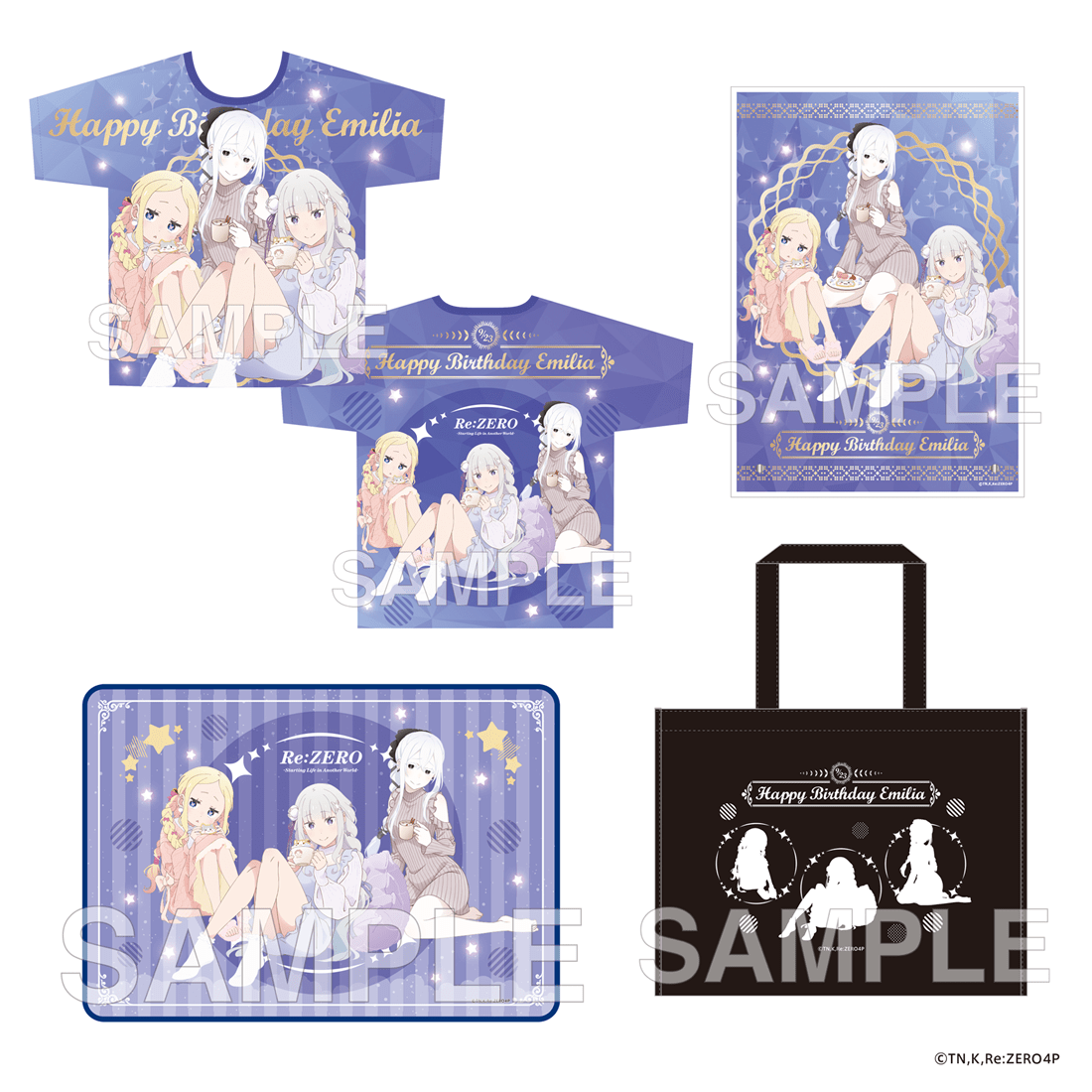 Re:ゼロから始める異世界生活｣バースデーセット エミリアの誕生日生活