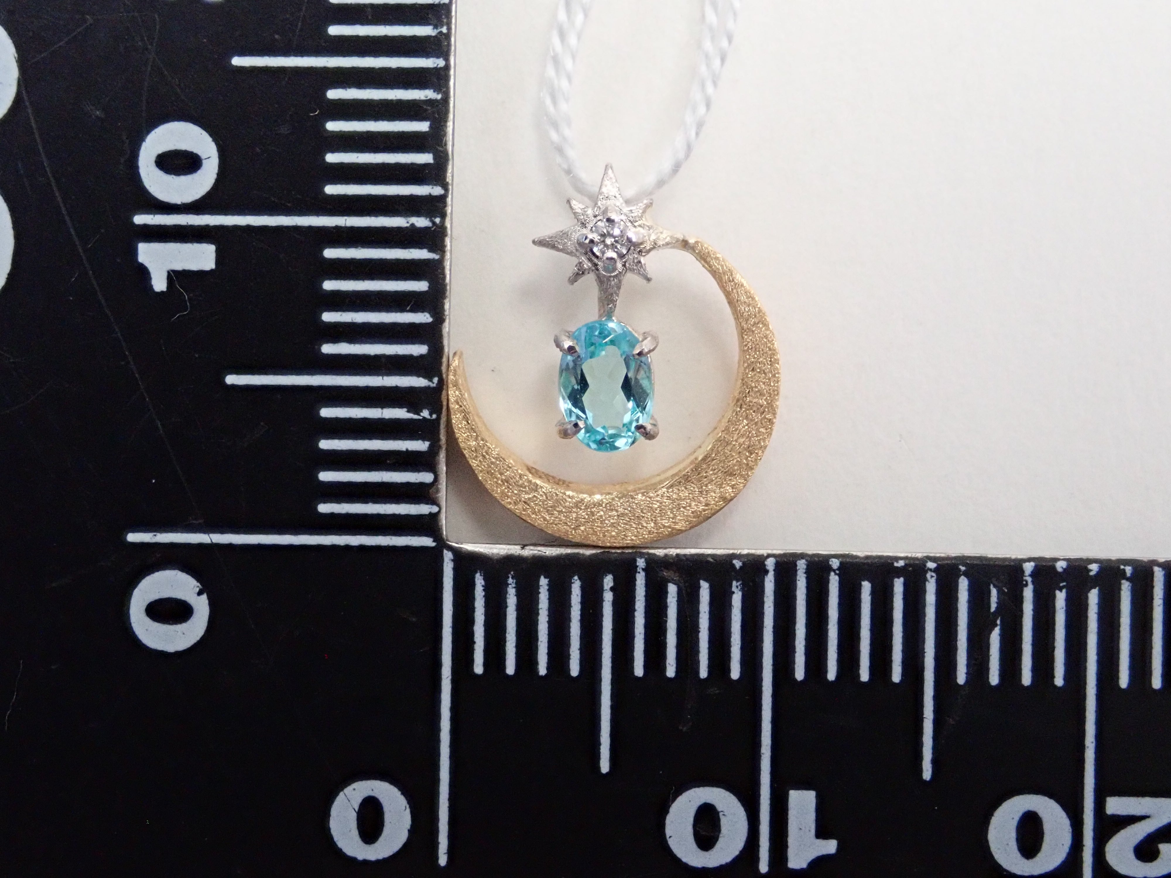 K18/Pt950 ブラジル産パライバトルマリン ペンダントトップ