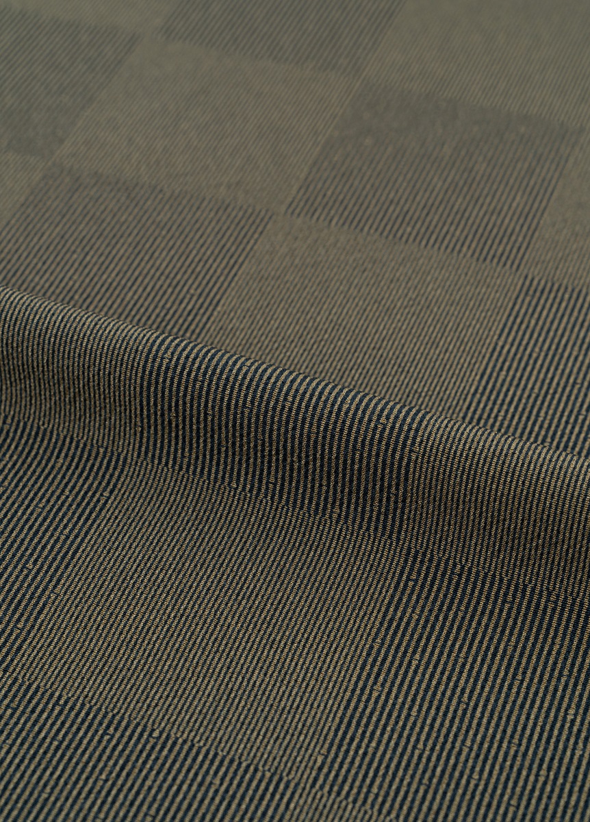 正絹江戸小紋 市松縞（竹・万筋） | カジュアル着物 | やまと