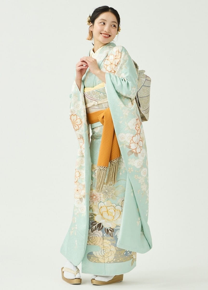 袋帯 能衣若松紋 銀（ご予約受注品） | 振袖 | やまとオンラインストア