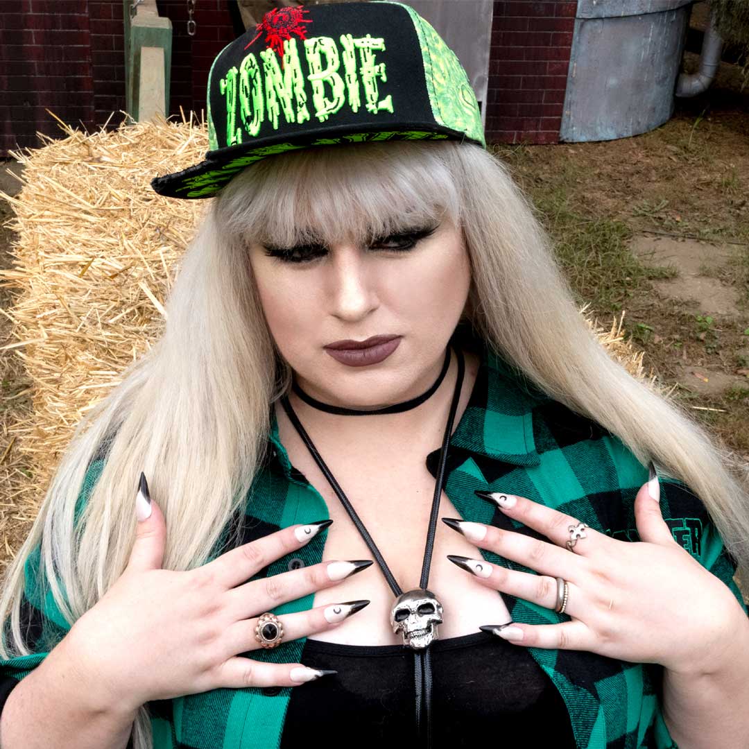 Zombie Bite Sublimation Baseball Hat