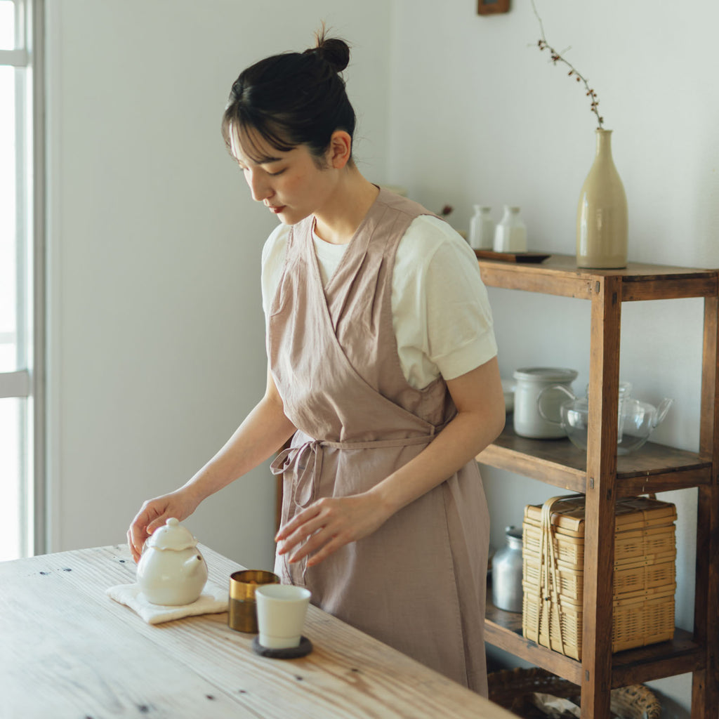 カシュクールエプロン｜くらすことの日常生活着 ｜くらすこと公式