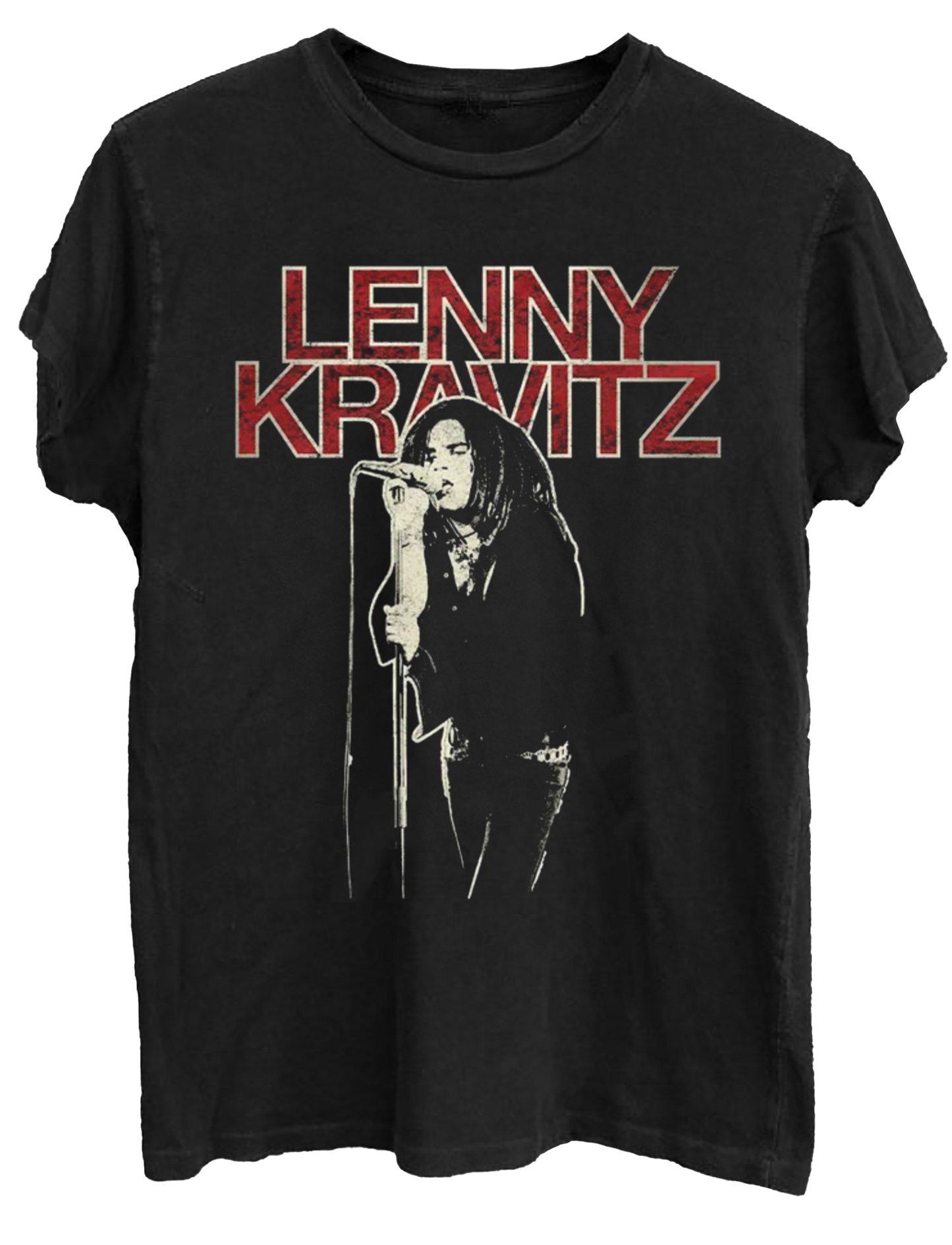 Official Lenny Kravitz Merchandise - Mic Pose Tee – Lenny Kravitz