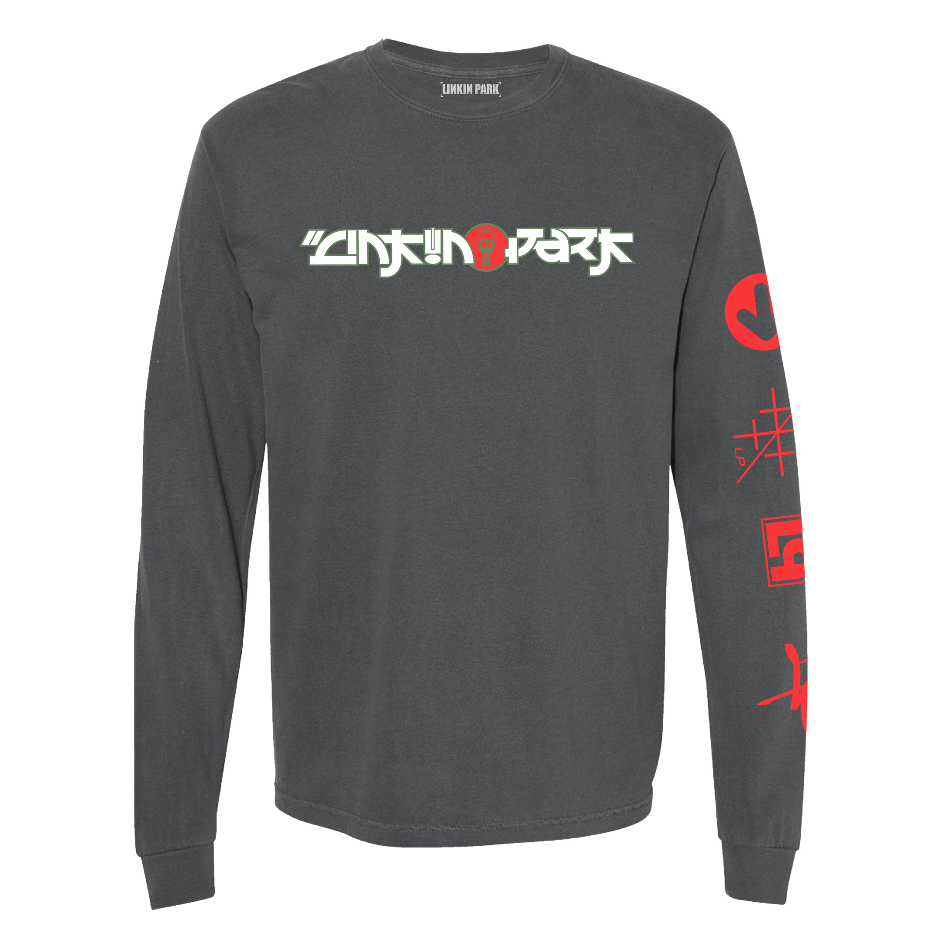 Vintage Gasmask Washed Pepper LS Tee – Linkin Park Store