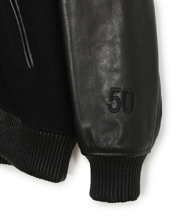 50th Anniv . 菊池武夫】WOOL MELTON STADIUM JAMPER｜メンズ