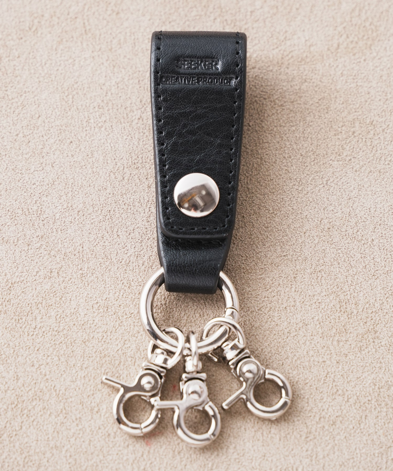 SEEKER/シーカー】ベルトループ3連キーホルダー｜メンズファッション