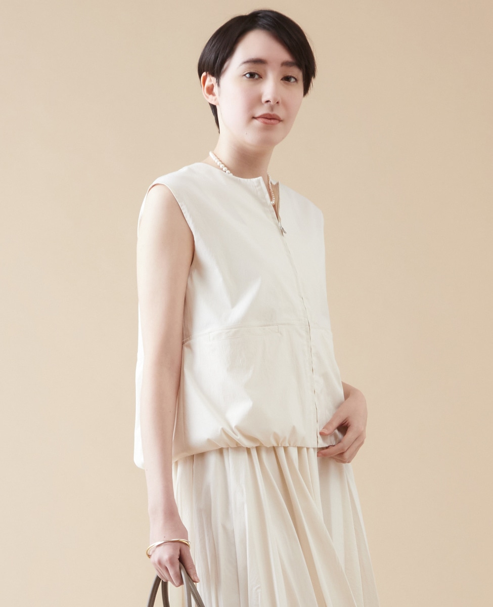 ジップアップベスト（セットアップ可）｜martinique（マルティニーク