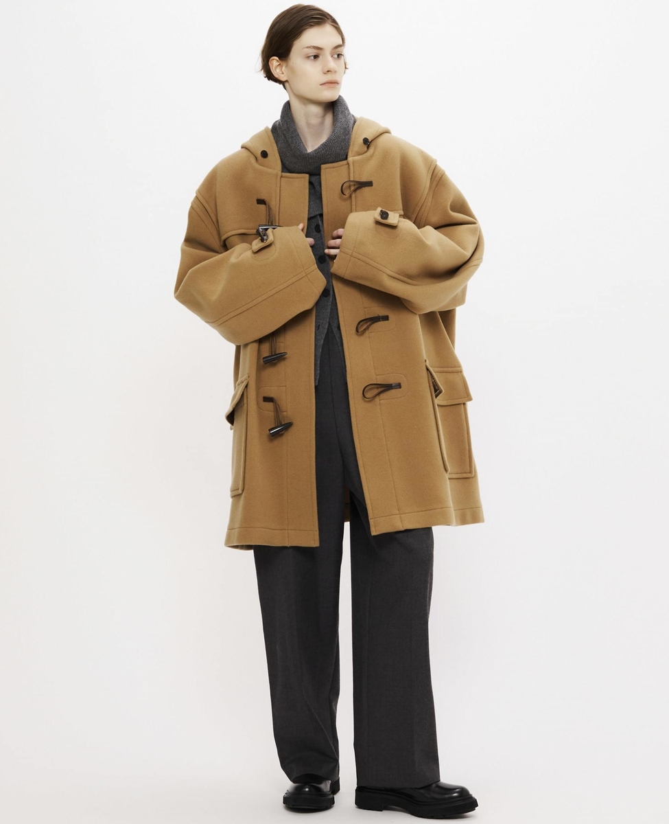MONTGOMERY/モンゴメリー】Alton Pile Melton Duffle Coat Short