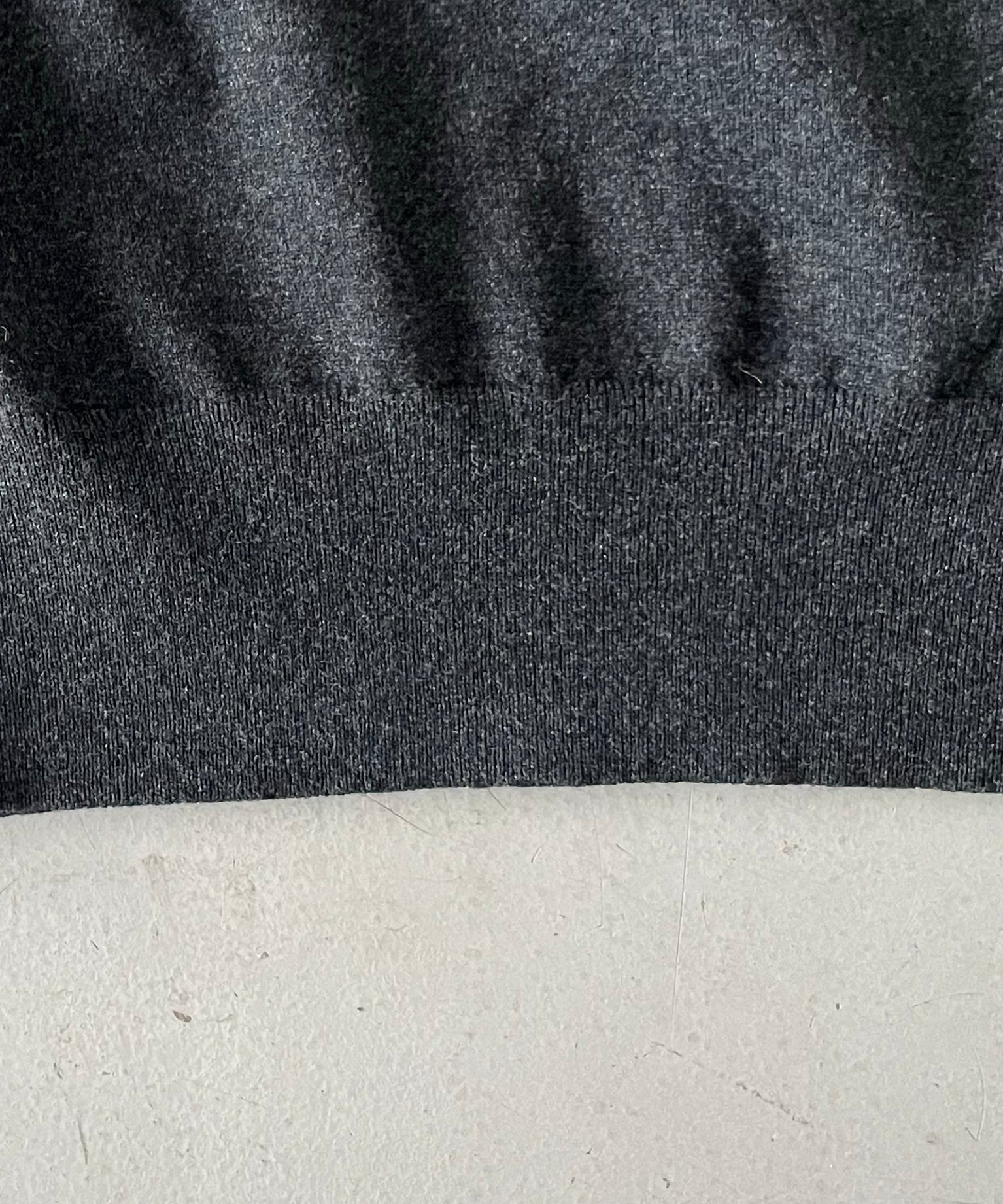 AURALEE【オーラリー】High twist wool knit v-neck p/o 