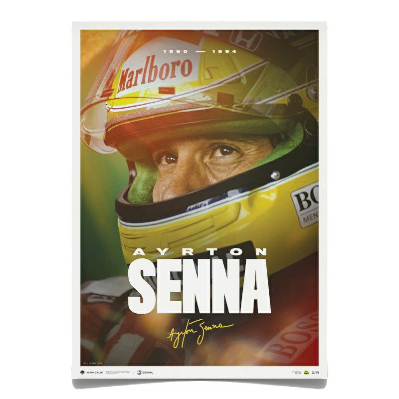Automobilist | アイルトン・セナ財団公認によるグラフィカルポスター