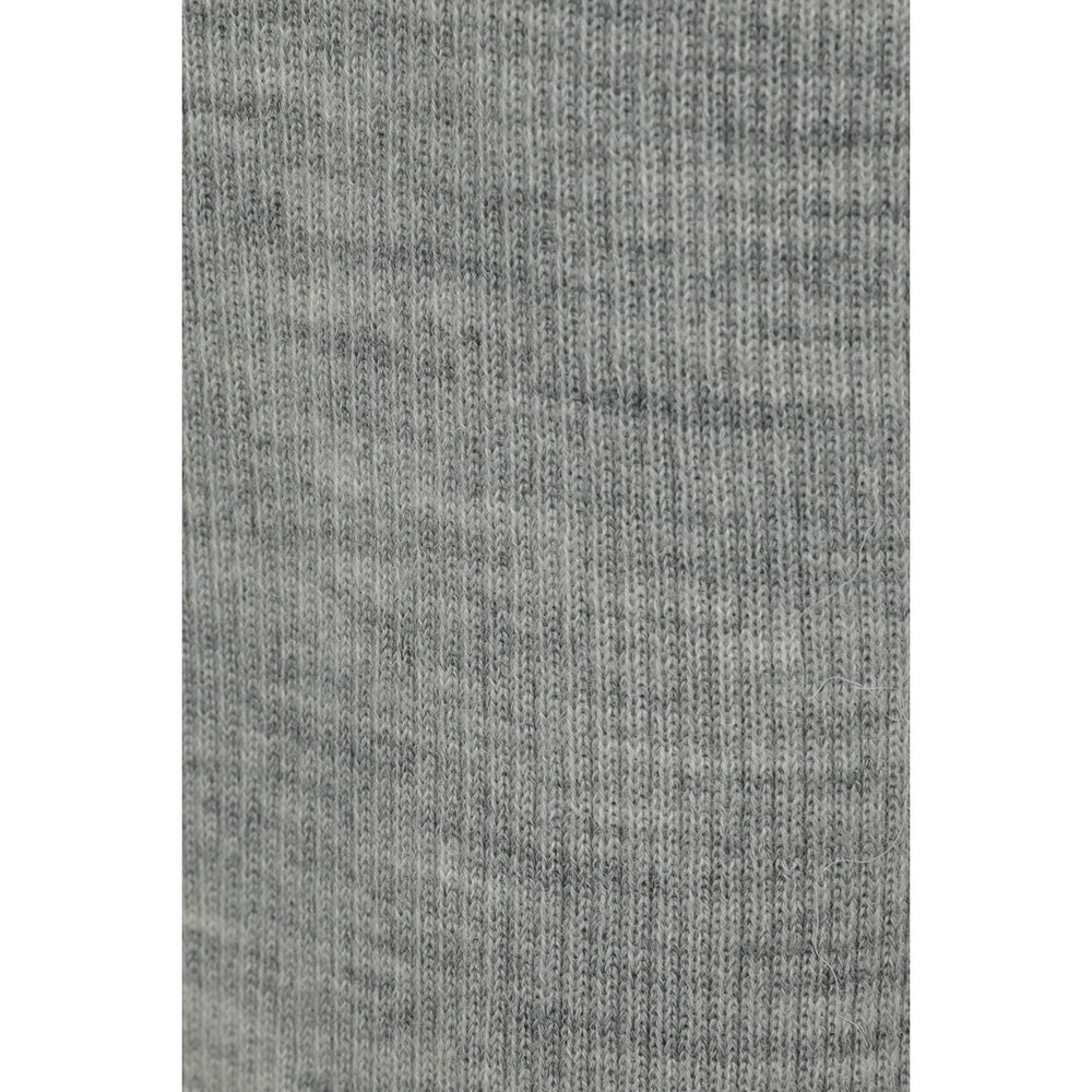 WOOL RIB HOODED TIGHT TOPS -GRAY- – OBLIGE