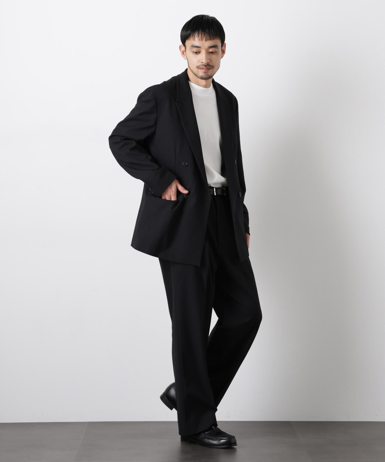 Reflax(R)オックスストレートパンツ（セットアップ可)