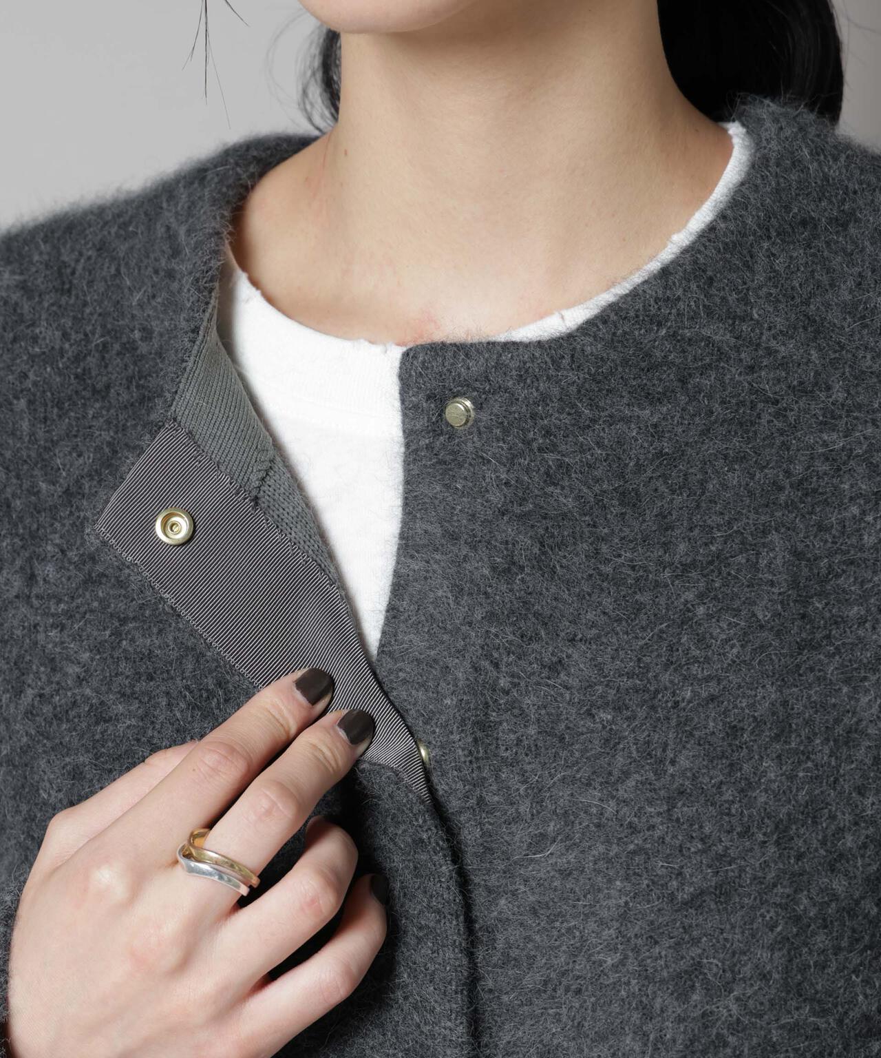 ウォッシャブル フォックス リバー ニット ジャケット