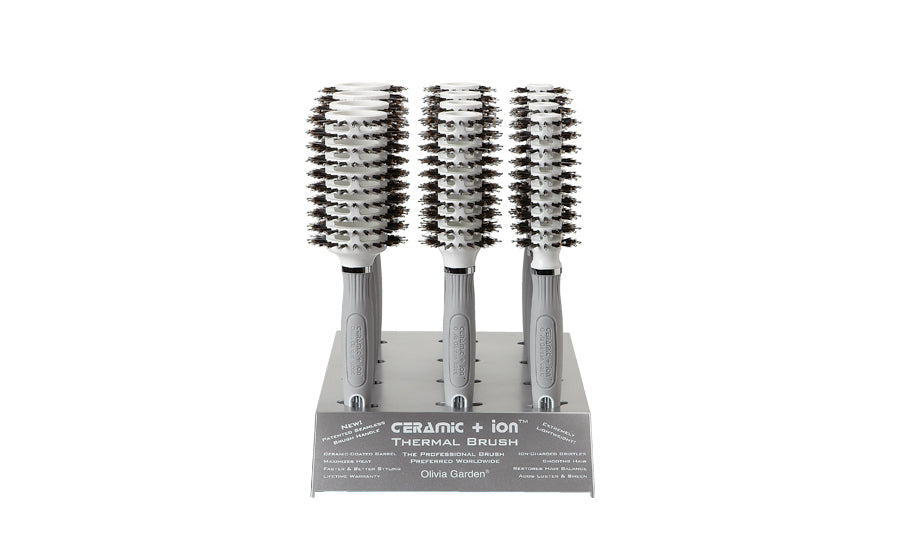 Hair brushes: Ceramic + Ion Turbo Vent Combo | Olivia Garden