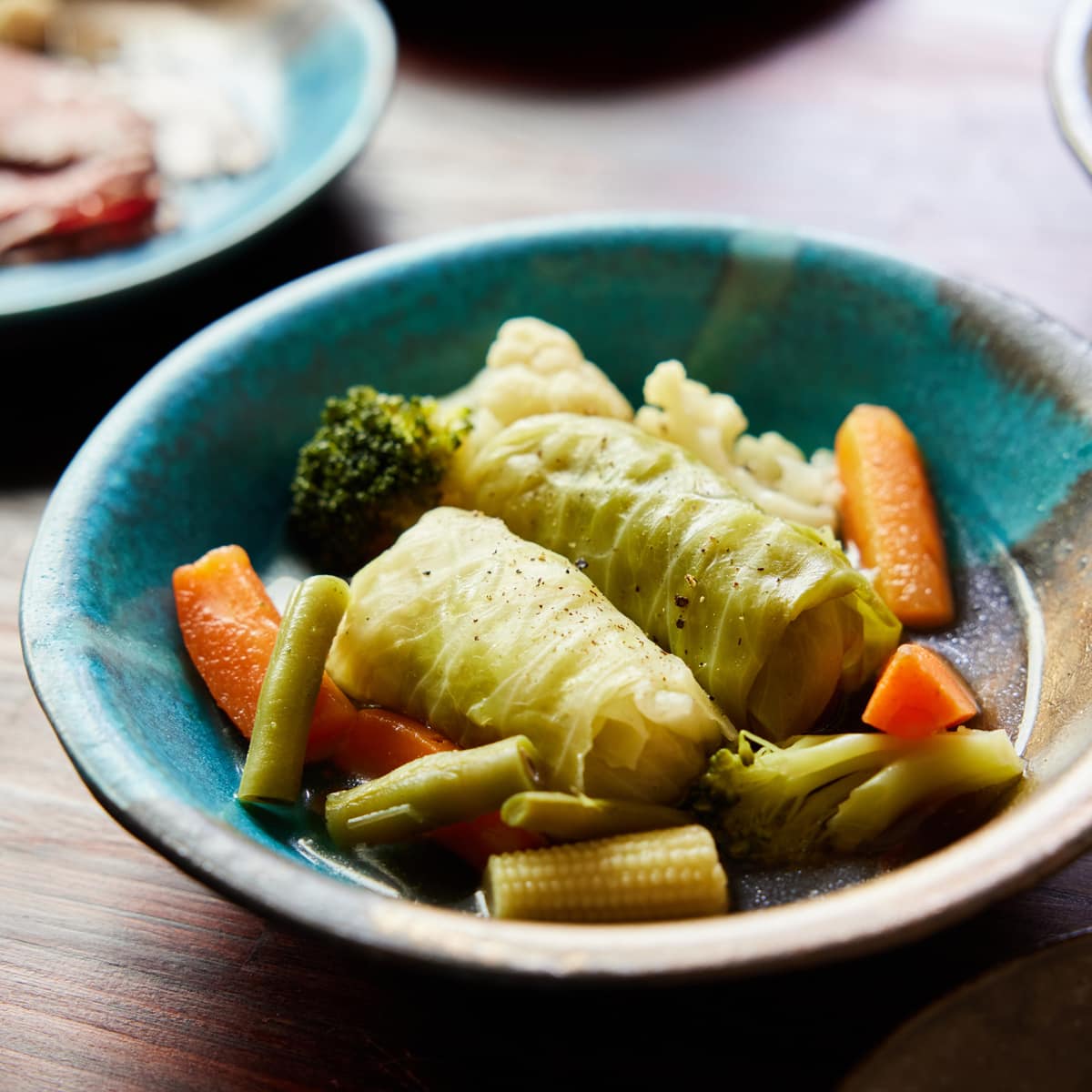 秋晴れに揺れる黄金 穂芒 （ほすすき）中深皿 φ20cm｜信楽四季彩陶