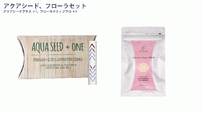商品詳細 アクアシード+フローラセット【ネコポス対応 ※他商品と同時