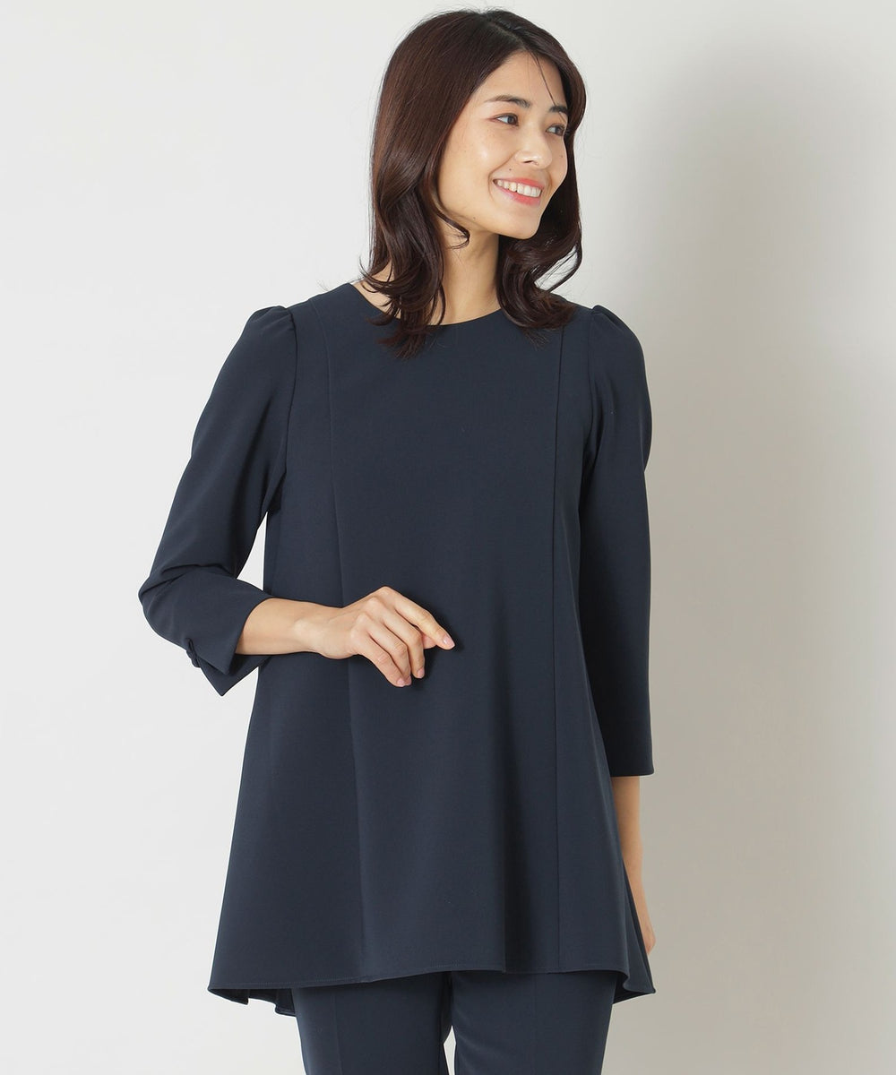 ストレッチダブルクロス チュニックブラウス(トップス)｜TO BE CHIC