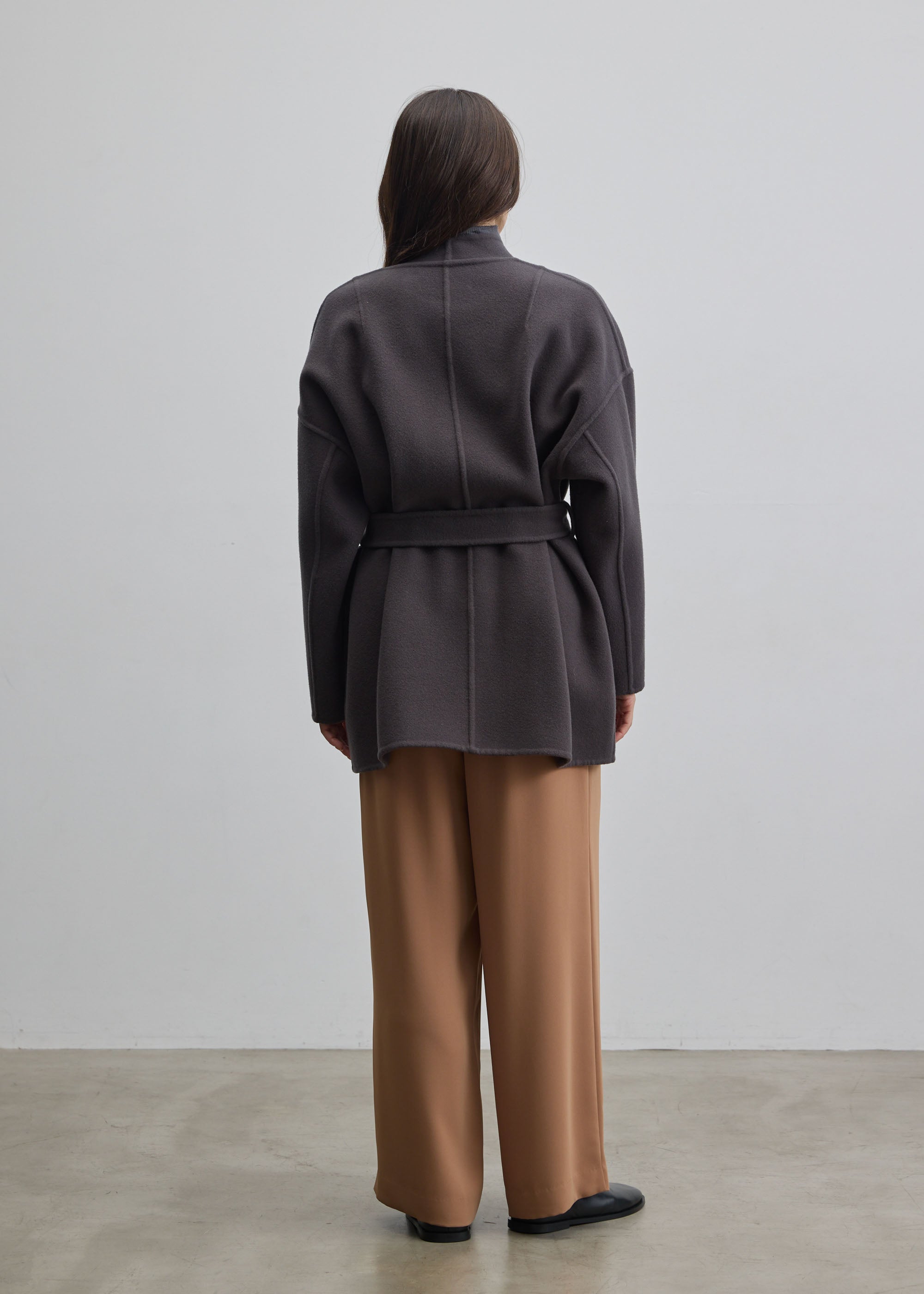 ウールリバーミディコート - SOÉJU online store｜上質な大人の女性の