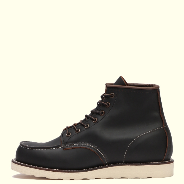 RED WING】6`CLASSIC MOC 8849 (D)(7(25.0cm) BLACK PRAIRIE): Red