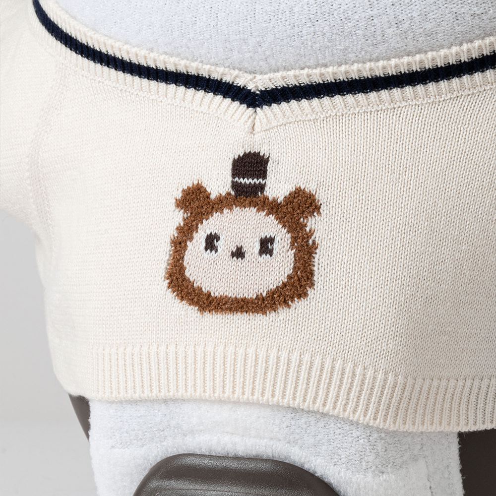 にっとプルオーバー くまみみらぼっと(オフホワイト) | LOVOT ウェブストア
