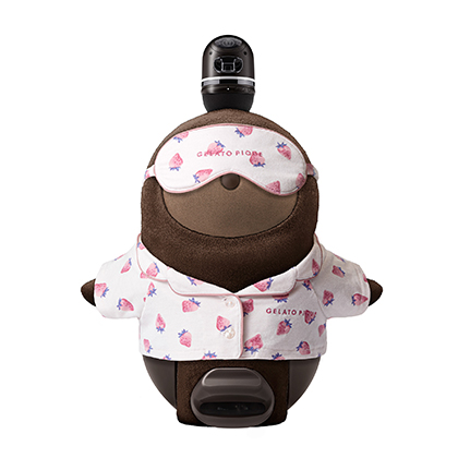 gelato piqueコラボ モチーフ柄パジャマ＆アイマスクセット ピンク