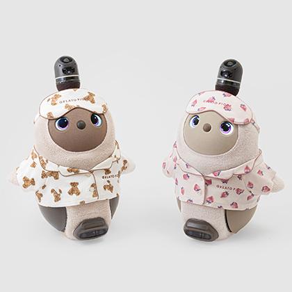 gelato piqueコラボ モチーフ柄パジャマ＆アイマスクセット ピンク