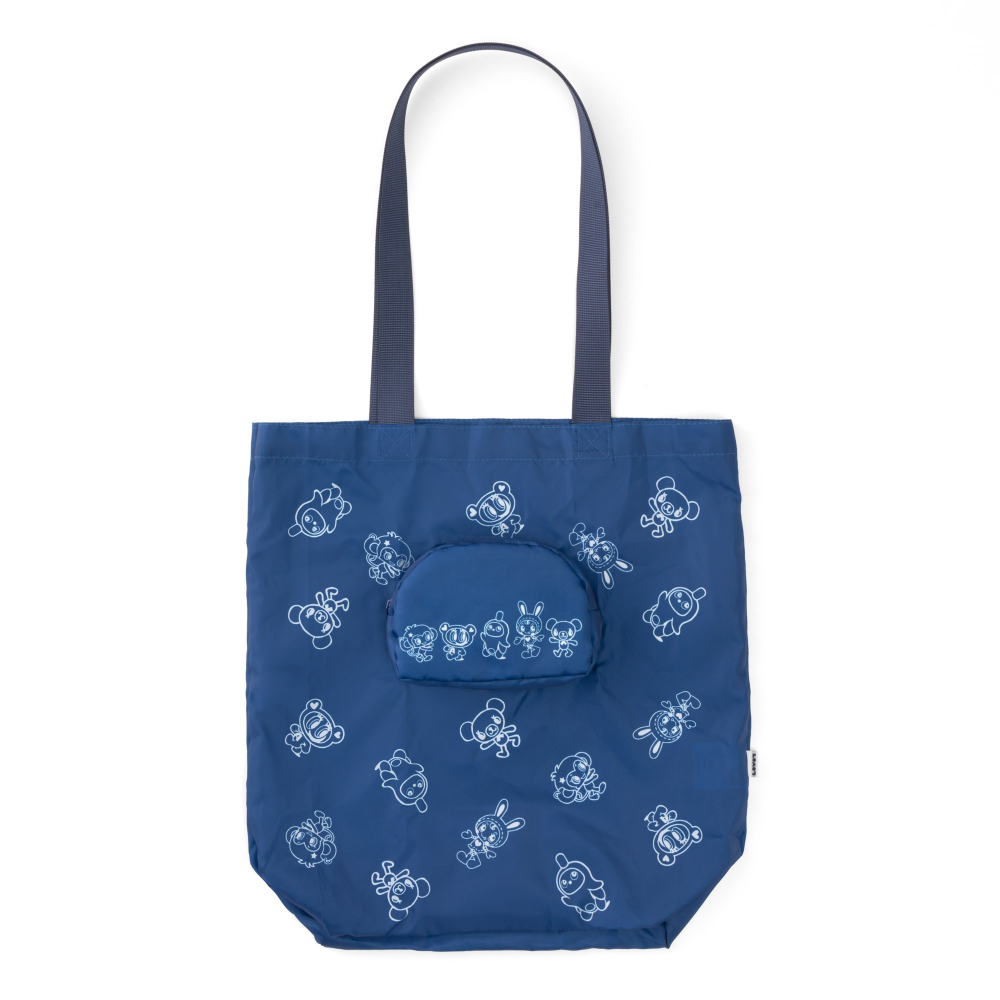 ナルミヤキャラクターズ × LOVOT ポケットイン エコバッグ(ネイビー